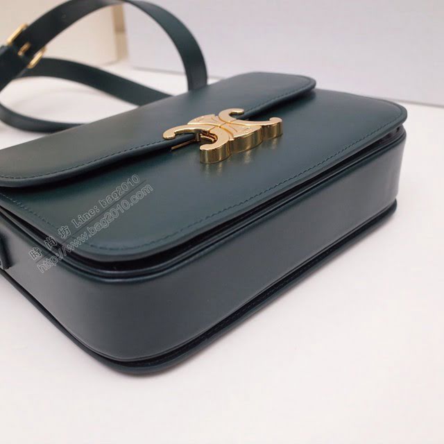 Celine女包 賽琳19年LOGO新顏色 升級版經典box包 凱門迴旋扣 Celine單肩斜挎女包  slyd2147